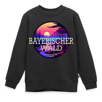 Nationalpark Bayerischer Wald - Kinder Premium Organic Sweatshirt - Schwarz - Vorne - AI Model Kid Female (0cm)