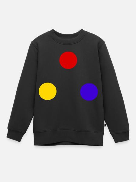 Sphères des couleurs primaires - Sweat Premium enfant bio - noir