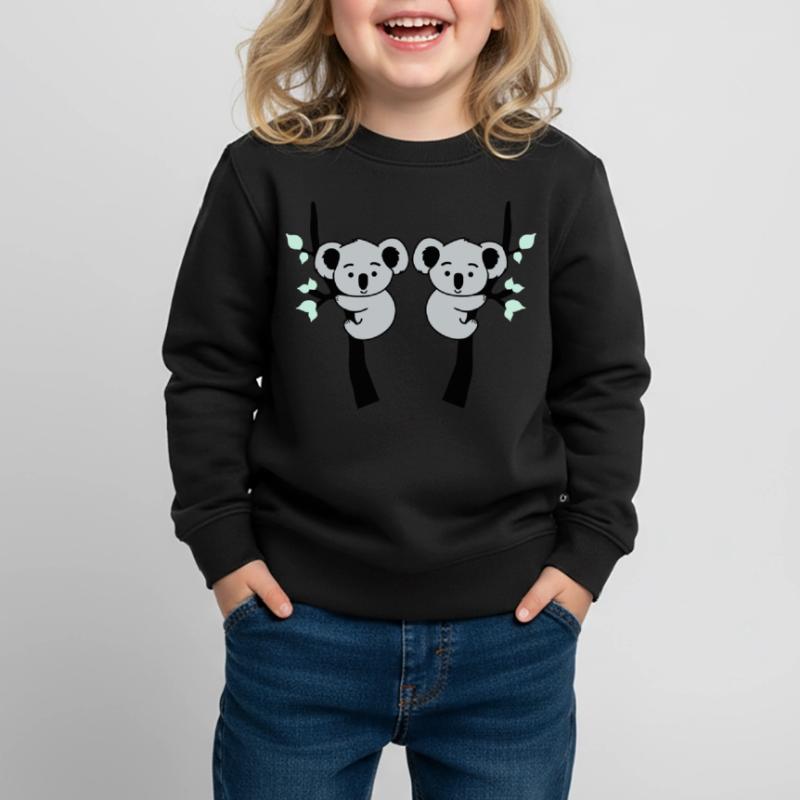 Koala Bear Comic Tree 2 Kids Premium Organic Sweatshirt