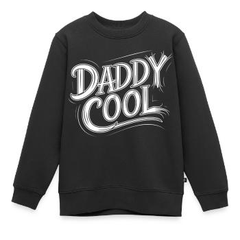 Daddy Cool - Kinder Premium Organic Sweatshirt - Schwarz - Vorne - AI Model Kid Female (0cm)
