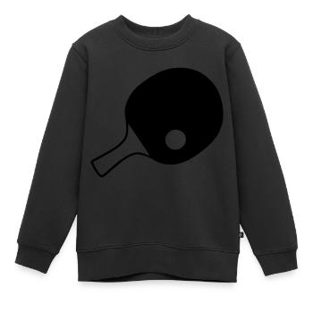 Raquettes de tennis de table, tennis de table - Sweat Premium enfant bio - noir - Devant - AI Model Kid Female (0cm)