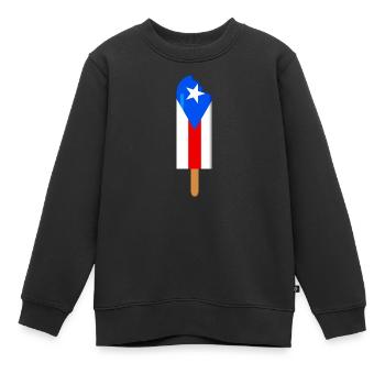 Puerto Rico - Kinder Premium Organic Sweatshirt - Schwarz - Vorne - AI Model Kid Female (0cm)