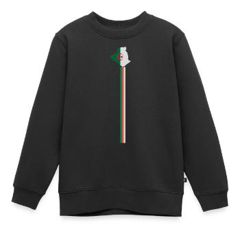 Algerien - Kinder Premium Organic Sweatshirt - Schwarz - Vorne - AI Model Kid Female (0cm)