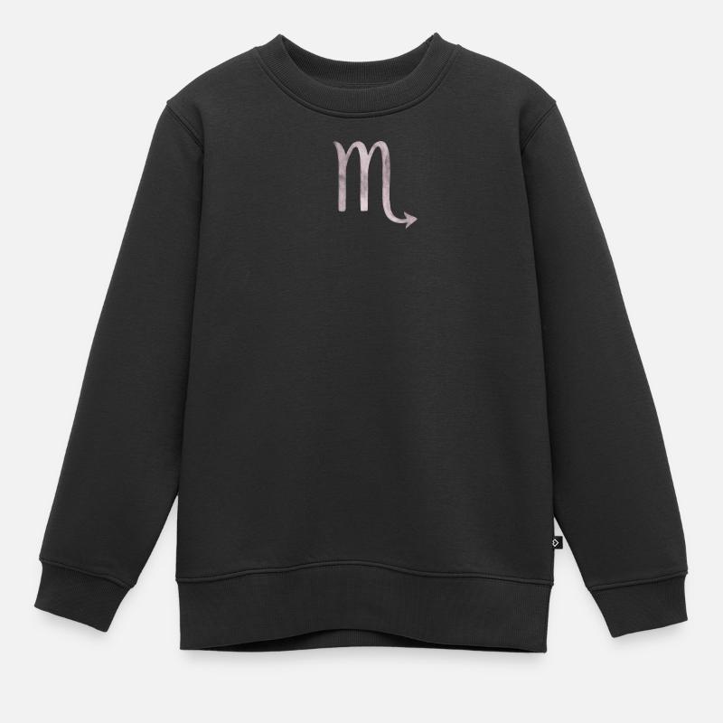 Scorpion - Sweat Premium enfant bio - noir