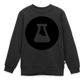 Chemie & Reagenzglas - Kinder Premium Organic Sweatshirt - Schwarz - Vorne - AI Model Kid Female (0cm)