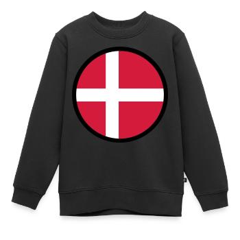 Marqué par le Danemark - Sweat Premium enfant bio - noir - Devant - AI Model Kid Female (0cm)
