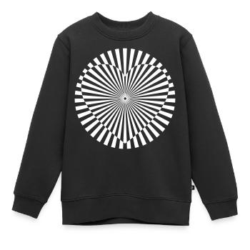 Illusion Heart - Kinder Premium Organic Sweatshirt - Schwarz - Vorne - AI Model Kid Female (0cm)