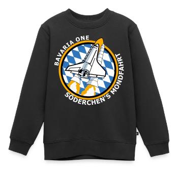Bavaria One - Söderchen’s Lune ! - Sweat Premium enfant bio - noir - Devant - AI Model Kid Female (0cm)