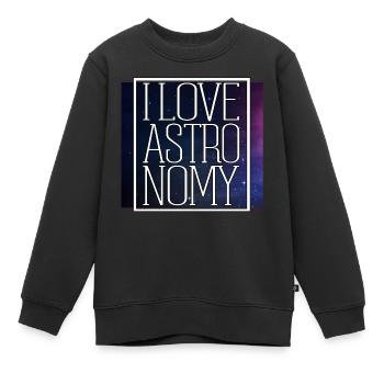 Astronomie - Kinder Premium Organic Sweatshirt - Schwarz - Vorne - AI Model Kid Female (0cm)