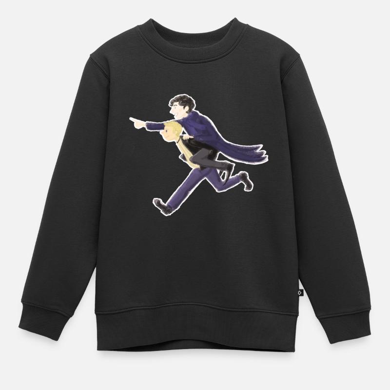 Prêts pour l'enquête! - Sweat Premium enfant bio - noir