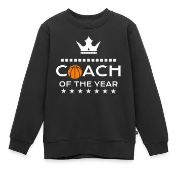 Basketball Trainer Sport Freiwurf Körbe Geschenk - Kinder Premium Organic Sweatshirt - Schwarz - Vorne - AI Model Kid Female (0cm)