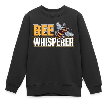 Biene Bienen - Kinder Premium Organic Sweatshirt - Schwarz - Vorne - AI Model Kid Female (0cm)