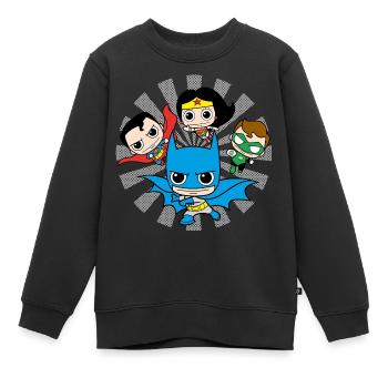 DC Comics Originals Chibis - Kinder Premium Organic Sweatshirt - Schwarz - Vorne - AI Model Kid Female (0cm)