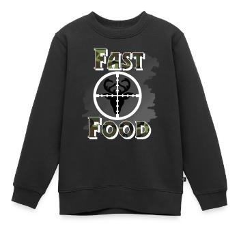 Jäger Jagen - Kinder Premium Organic Sweatshirt - Schwarz - Vorne - AI Model Kid Female (0cm)