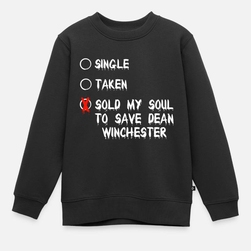 Supernatural - Kinder Premium Organic Sweatshirt - Schwarz