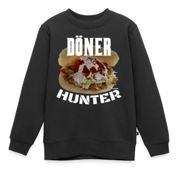 Chasseur de kebab - Sweat Premium enfant bio - noir - Devant - AI Model Kid Female (0cm)