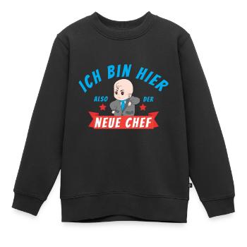 Baby - Chef - lustiger Babyspruch - Kinder Premium Organic Sweatshirt - Schwarz - Vorne - AI Model Kid Female (0cm)