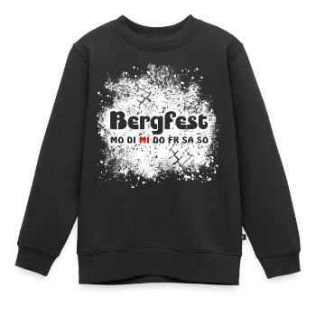 Bergfest Mittwoch Halbzeit Hälfte - Kinder Premium Organic Sweatshirt - Schwarz - Vorne - AI Model Kid Female (0cm)
