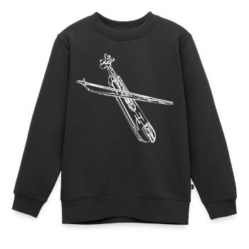 Kemence Instrument - Kinder Premium Organic Sweatshirt - Schwarz - Vorne - AI Model Kid Female (0cm)