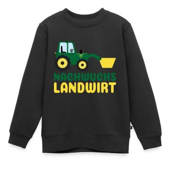 Nachwuchs Landwirt Traktor für Kinder Jungen Baby - Kinder Premium Organic Sweatshirt - Schwarz - Vorne - AI Model Kid Female (0cm)
