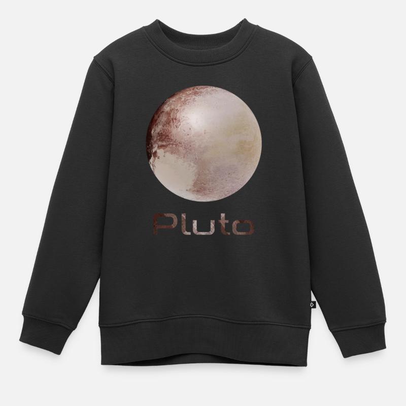 Pluto - Kinder Premium Organic Sweatshirt - Schwarz