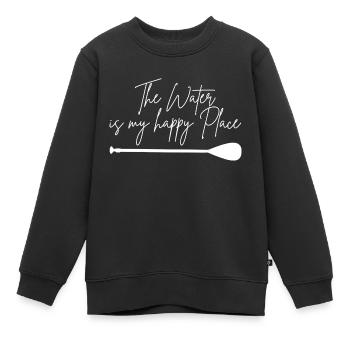 Stand up Paddling | SUP | stand up paddle - Kinder Premium Organic Sweatshirt - Schwarz - Vorne - AI Model Kid Female (0cm)
