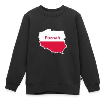 Posen Polen Hauptstadtplan Posen Polska - Kinder Premium Organic Sweatshirt - Schwarz - Vorne - AI Model Kid Female (0cm)