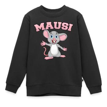 Mausi Spitzname schatzi kosename süße liebe Maus - Kinder Premium Organic Sweatshirt - Schwarz - Vorne - AI Model Kid Female (0cm)