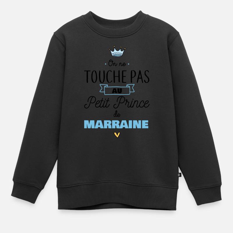 Petit prince de marraine - Sweat Premium enfant bio - undefined