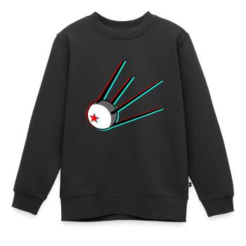 Sputnik - Kinder Premium Organic Sweatshirt - Schwarz - Vorne - AI Model Kid Female (0cm)