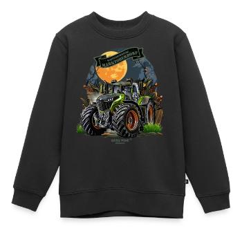 Waffenschmiede Marktoberdorf Traktor Schlepper - Kinder Premium Organic Sweatshirt - Schwarz - Vorne - AI Model Kid Female (0cm)