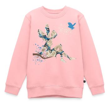 fee e 242 - Kids Premium Organic Sweatshirt - rose - Front - AI Model Kid Female (0cm)
