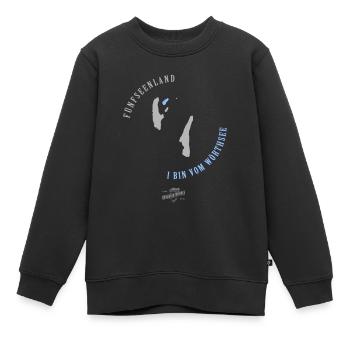 Singe bavarois je suis de Wörthsee - Sweat Premium enfant bio - noir - Devant - AI Model Kid Female (0cm)