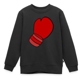 Boxhandschuh Boxer Kampfsport Boxhandschuhe Boxen - Kinder Premium Organic Sweatshirt - Schwarz - Vorne - AI Model Kid Female (0cm)