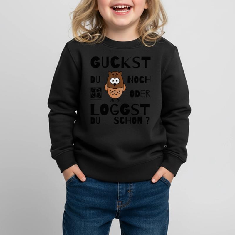 GEOCACHING - Guckst Du noch oder loggst du schon ? Kinder Premium Organic Sweatshirt
