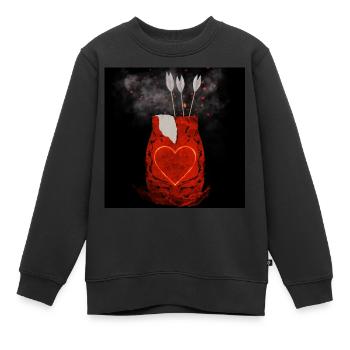 Cupid sBrake - Sweat Premium enfant bio - noir - Devant - AI Model Kid Female (0cm)