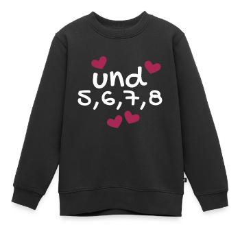 Tanzen Tanz Tanzkurs Rhythmus - Kinder Premium Organic Sweatshirt - Schwarz - Vorne - AI Model Kid Female (0cm)
