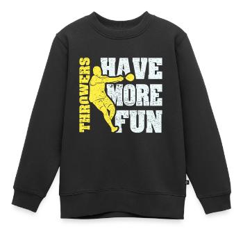 Lanceur de marteau - Sweat Premium enfant bio - noir - Devant - AI Model Kid Female (0cm)