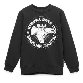 Brazilian Jiu-Jitsu Kimura - Kinder Premium Organic Sweatshirt - Schwarz - Vorne - AI Model Kid Female (0cm)