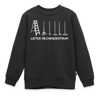 Leiter Rechenzentrum Hobbygärtner Gärtner Geschenk - Kinder Premium Organic Sweatshirt - Schwarz - Vorne - AI Model Kid Female (0cm)