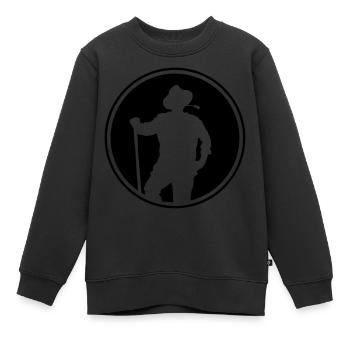 farmer kreis - Kinder Premium Organic Sweatshirt - Schwarz - Vorne - AI Model Kid Female (0cm)