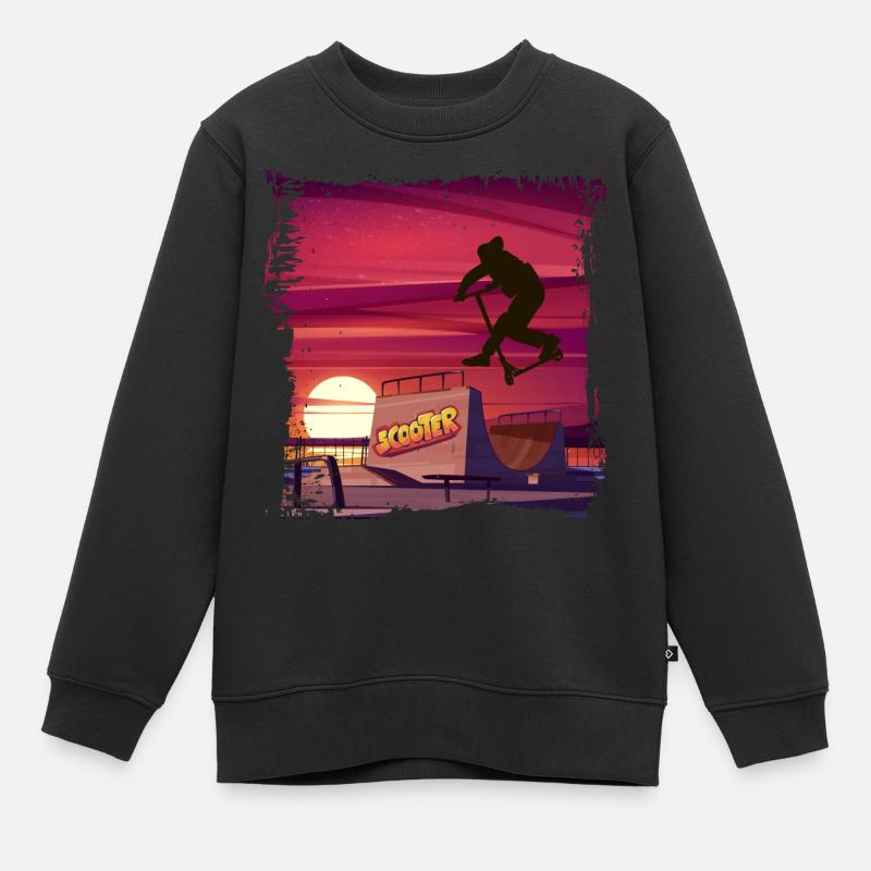 Cancan 6 - Sweat Premium enfant bio - noir