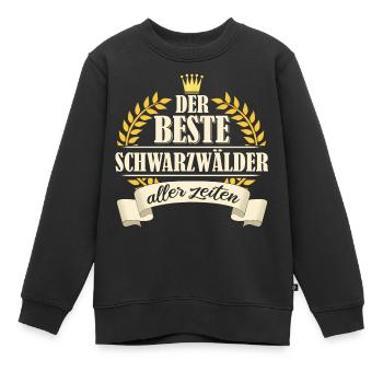 Schwarzwald Schwarzwälder Heimat Spruch - Kinder Premium Organic Sweatshirt - Schwarz - Vorne - AI Model Kid Female (0cm)