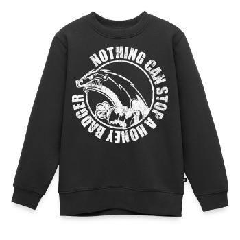 Les toits de miel - Sweat Premium enfant bio - noir - Devant - AI Model Kid Female (0cm)