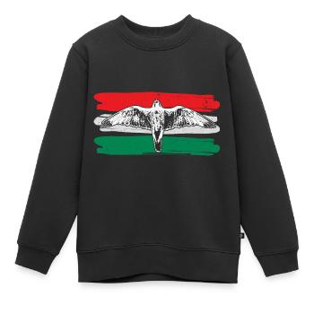 Hongrie Origine Idée cadeau - Sweat Premium enfant bio - noir - Devant - AI Model Kid Female (0cm)