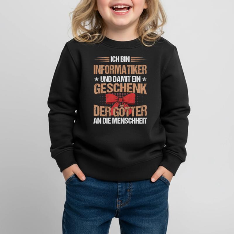 Informatiker Programmierer Informatik Spruch Kinder Premium Organic Sweatshirt