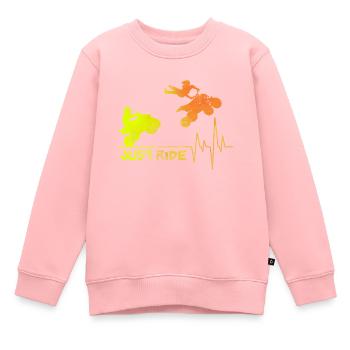 Just Ride ATV Quad heartbeat - Sweat Premium enfant bio - rose - Devant - AI Model Kid Female (0cm)
