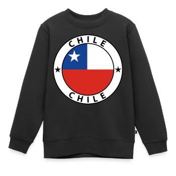 Chile - Kinder Premium Organic Sweatshirt - Schwarz - Vorne - AI Model Kid Female (0cm)