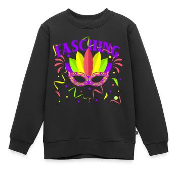Fasching, Party - Kinder Premium Organic Sweatshirt - Schwarz - Vorne - AI Model Kid Female (0cm)