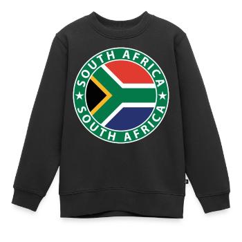Afrique du Sud - Sweat Premium enfant bio - noir - Devant - AI Model Kid Female (0cm)